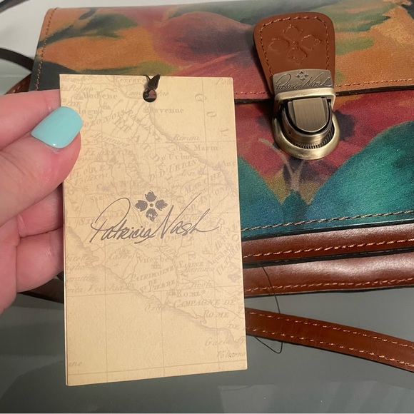 Patricia Nash Watercolor Butterfly cross body purse NWT - Picture 14 of 16